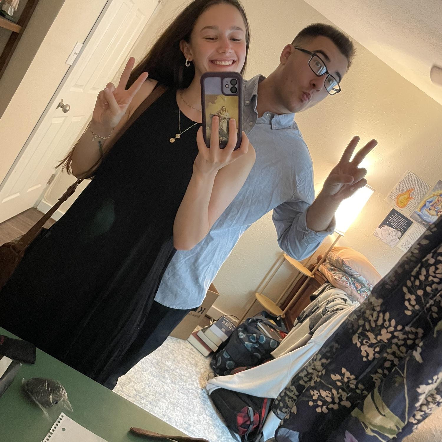 The first few months of dating consisted of back and forth weekends between Steubenville, OH and Erie, PA.