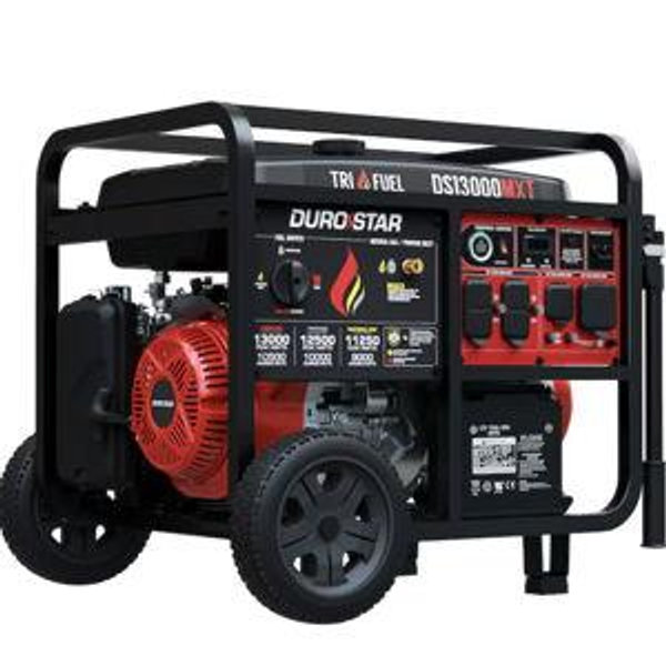 DuroStar 13000 / 10500 -Watt Gasoline/Liquid propane/Natural gas Tri fuel Portable Generator