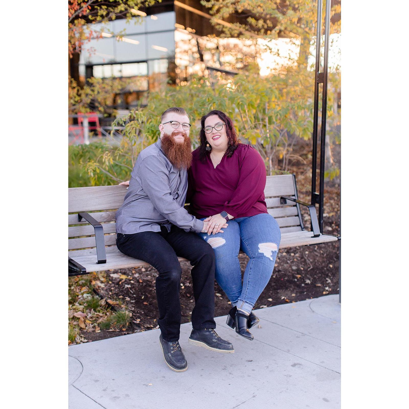 Engagement photos by Natalie Kunkel Photography