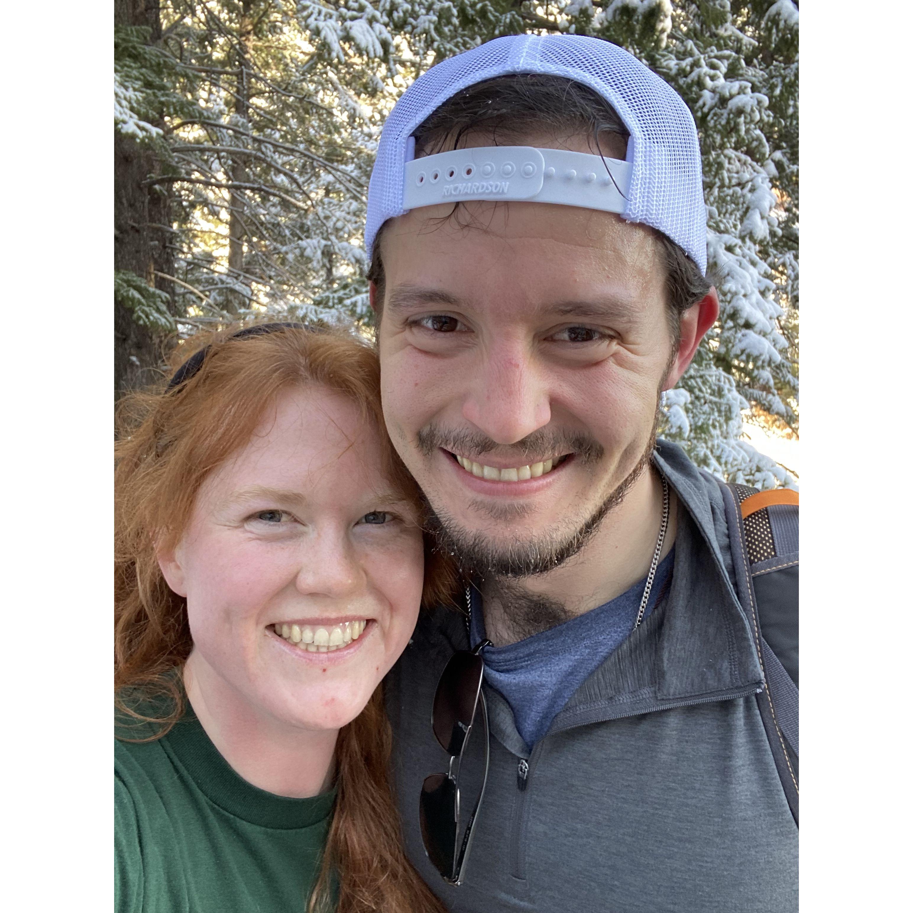 Our first hike together! We went to the Royal Arch