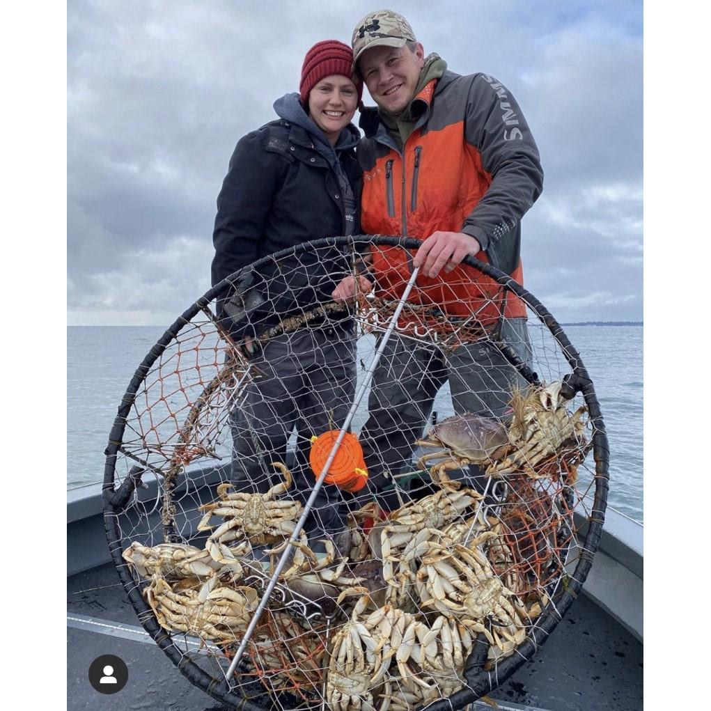 Crabbing in Ocean Shores, December 2019
