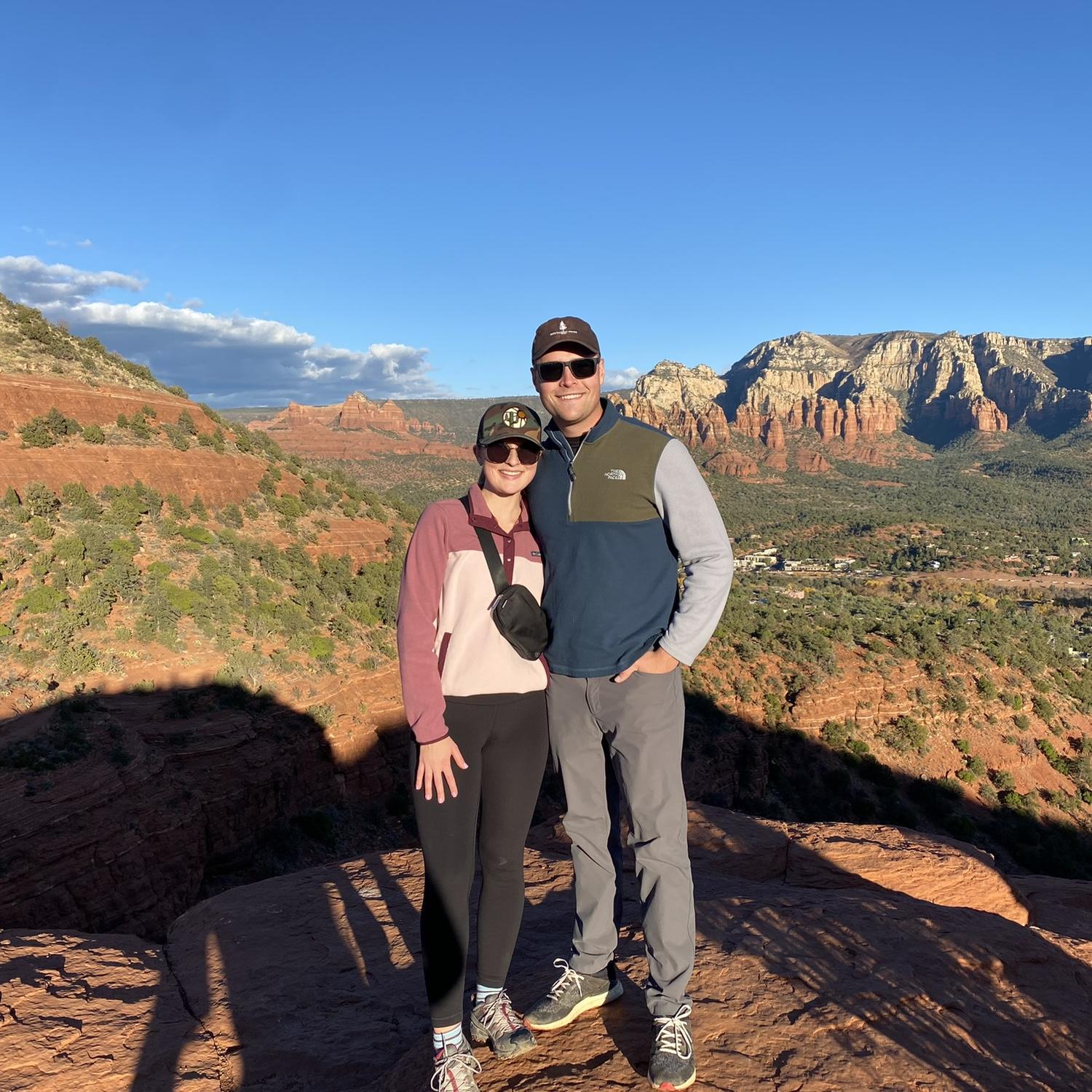 From our first trip together. We went up to Sedona, AZ.