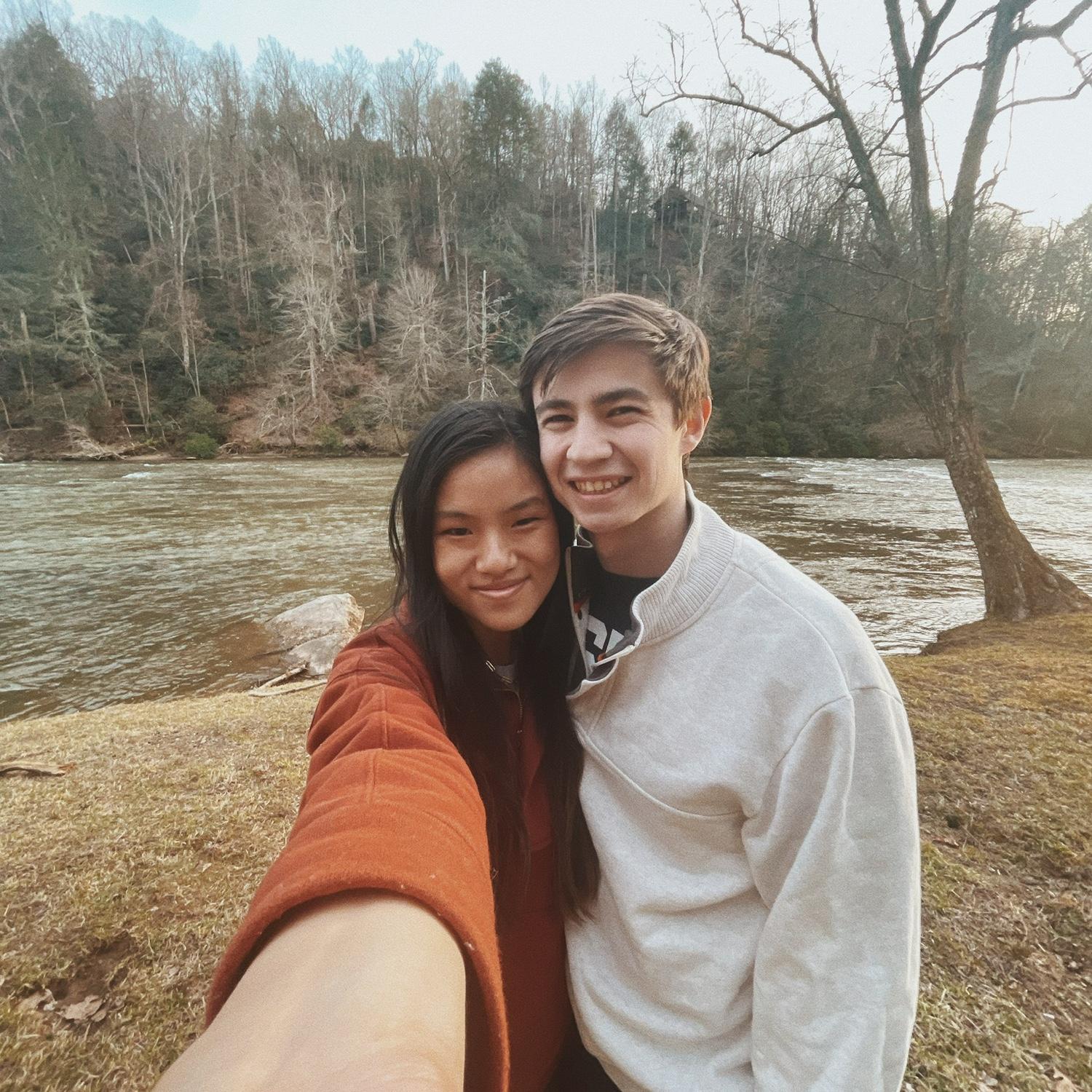 Spring 2024: We were able to take a weekend retreat to the mountains in Georgia with some friends, which was so relaxing and much needed.