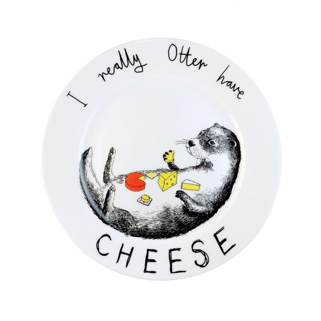 Otter Have Cheese Side Plate