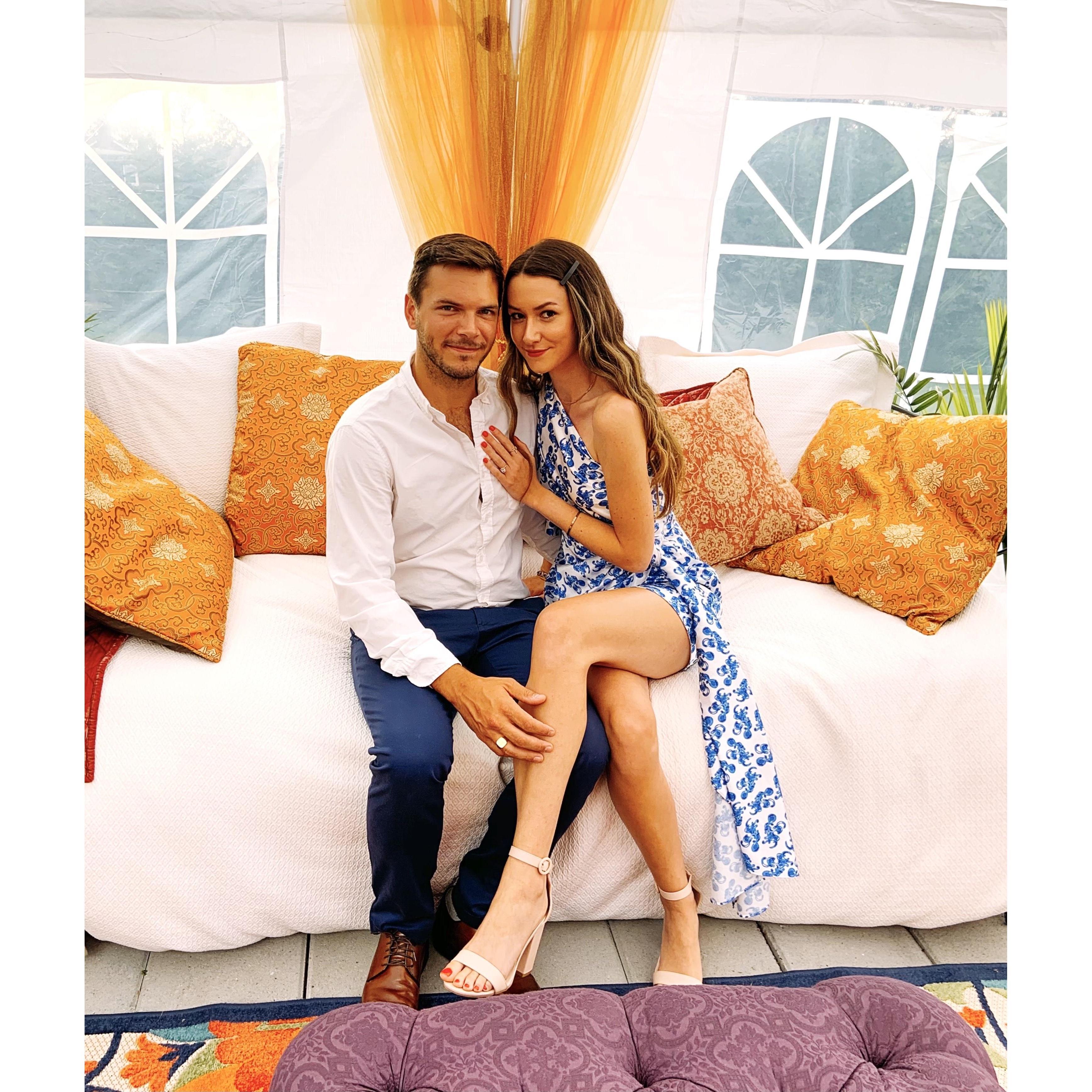 Our dreamy Moroccan engagement party!