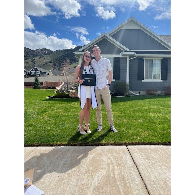When we both officially graduated