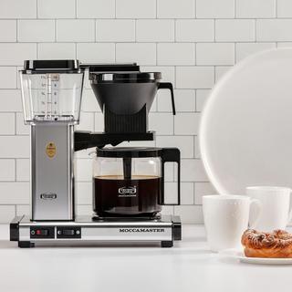 Coffee Brewer with Glass Carafe, 10-Cup