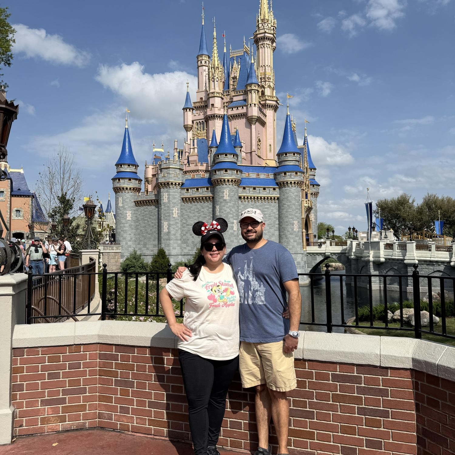 Our first time together at Walt Disney World, Rob’s favorite place