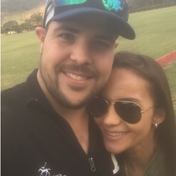 To be a couple, is to support one another. This was polo tournament, where his team took first place.