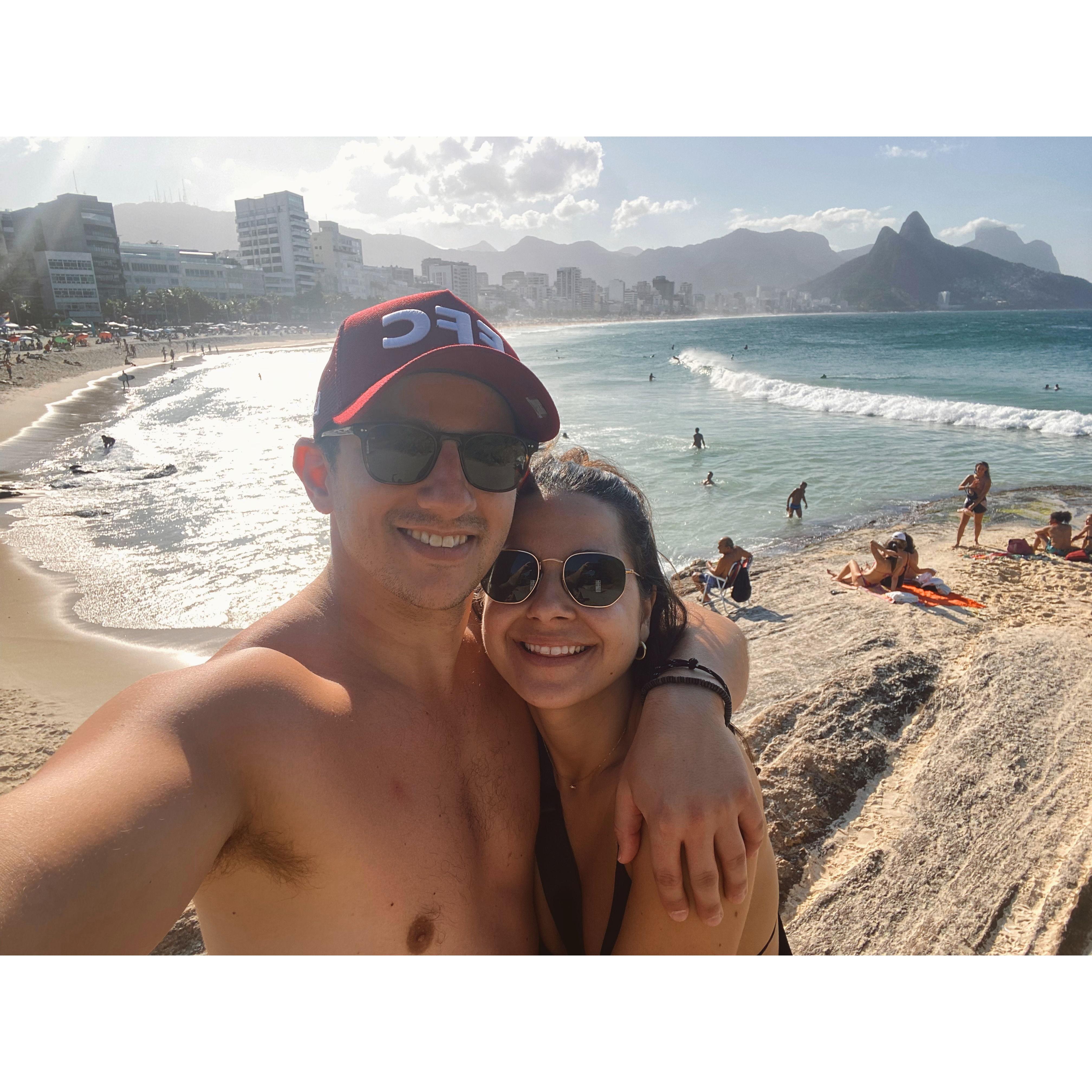 Tanner's first time in Rio - Ipanema Beach Day