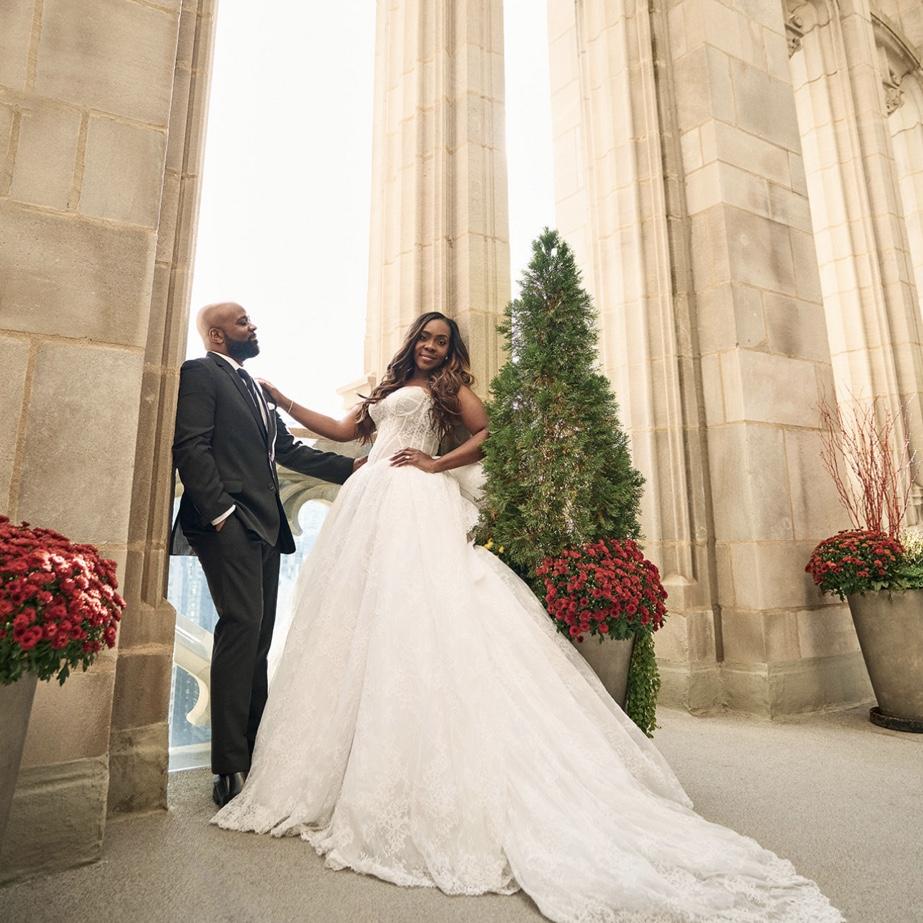 Engagement shoot at the Tribune Building