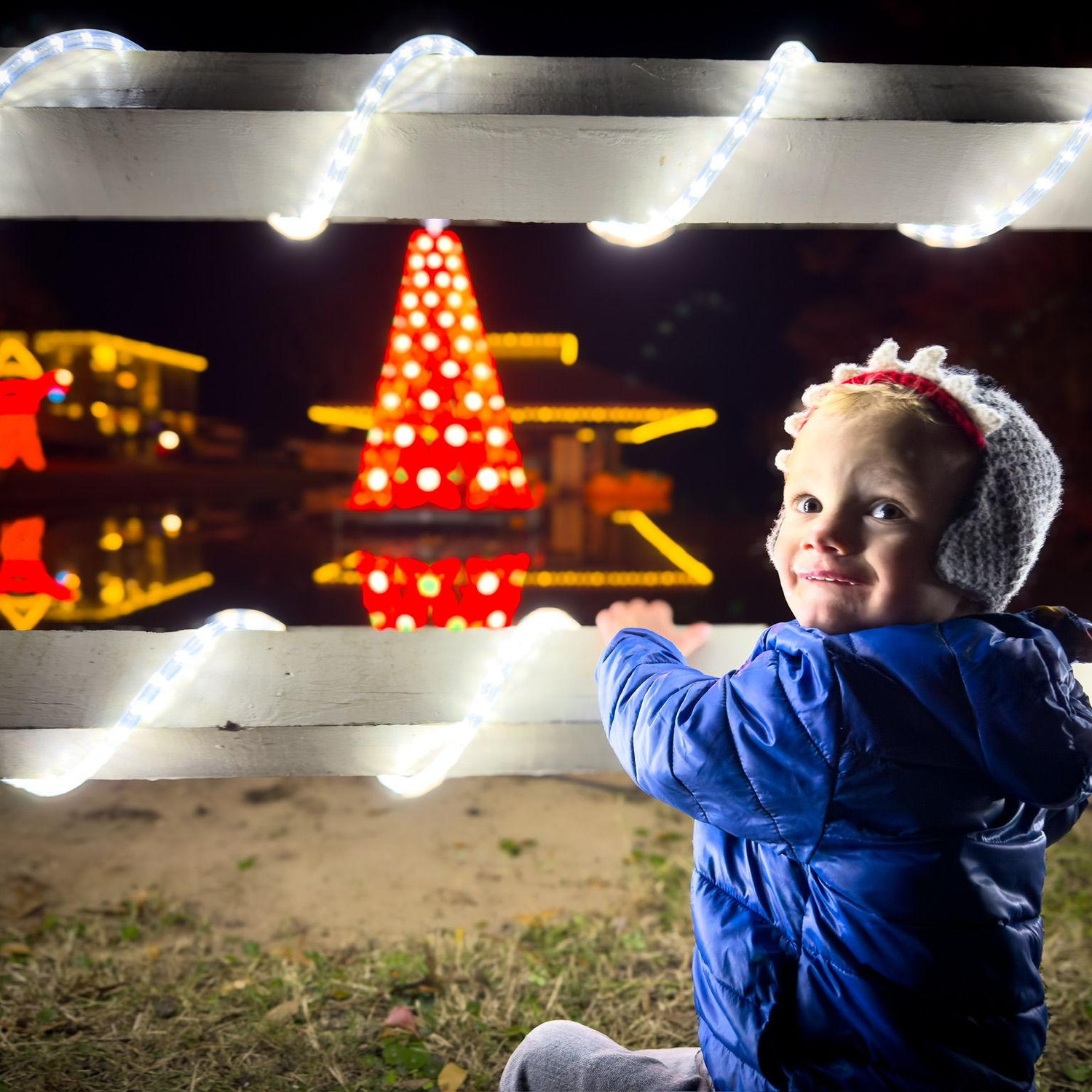 Trip to James Island Holiday lights with friends.