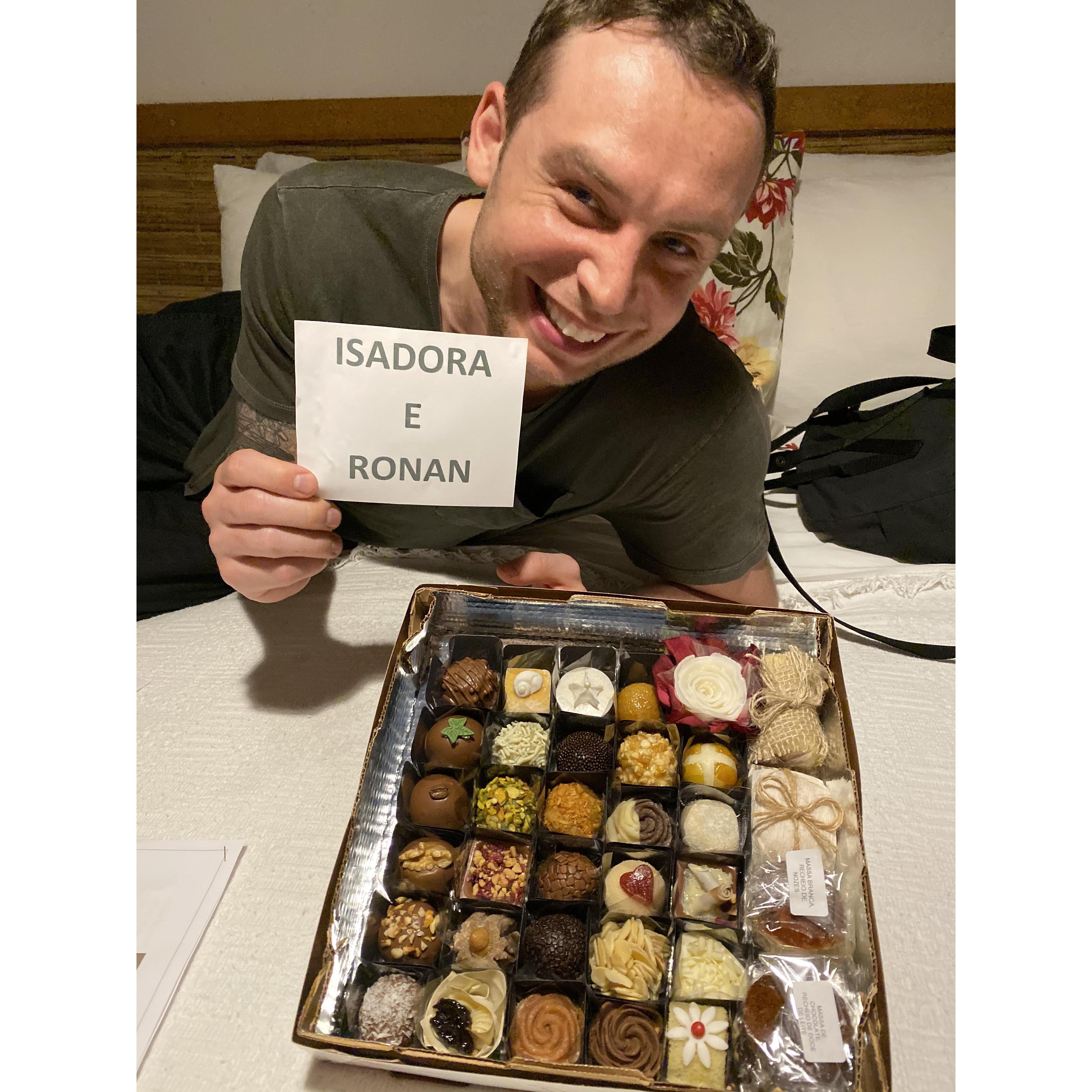 Trying out some sweets for our desert table!