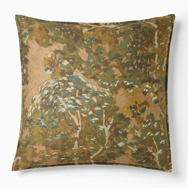 Tapestry Tree Euro Sham, Cardamom