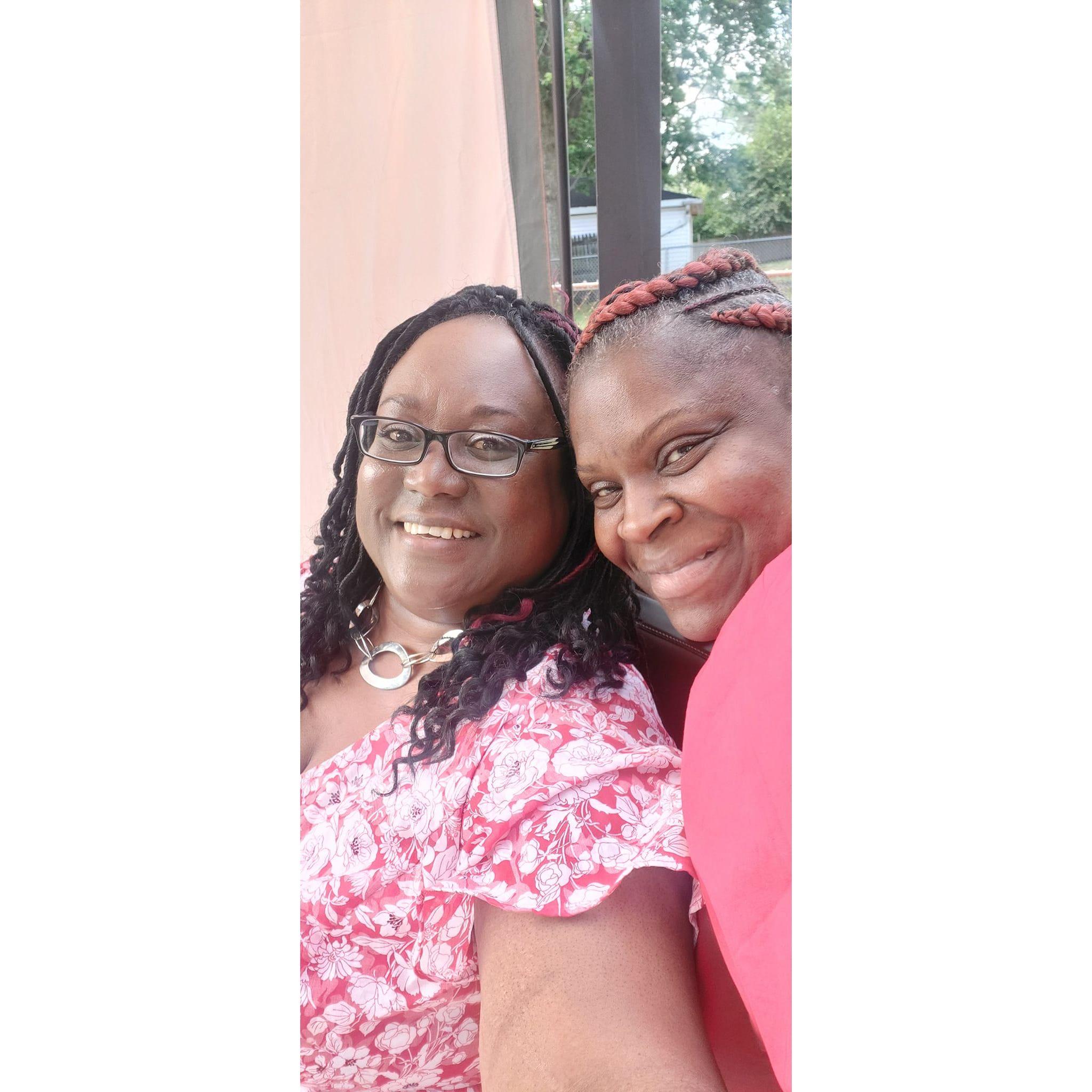 Jokima and close friend Tungera at the cookout!
