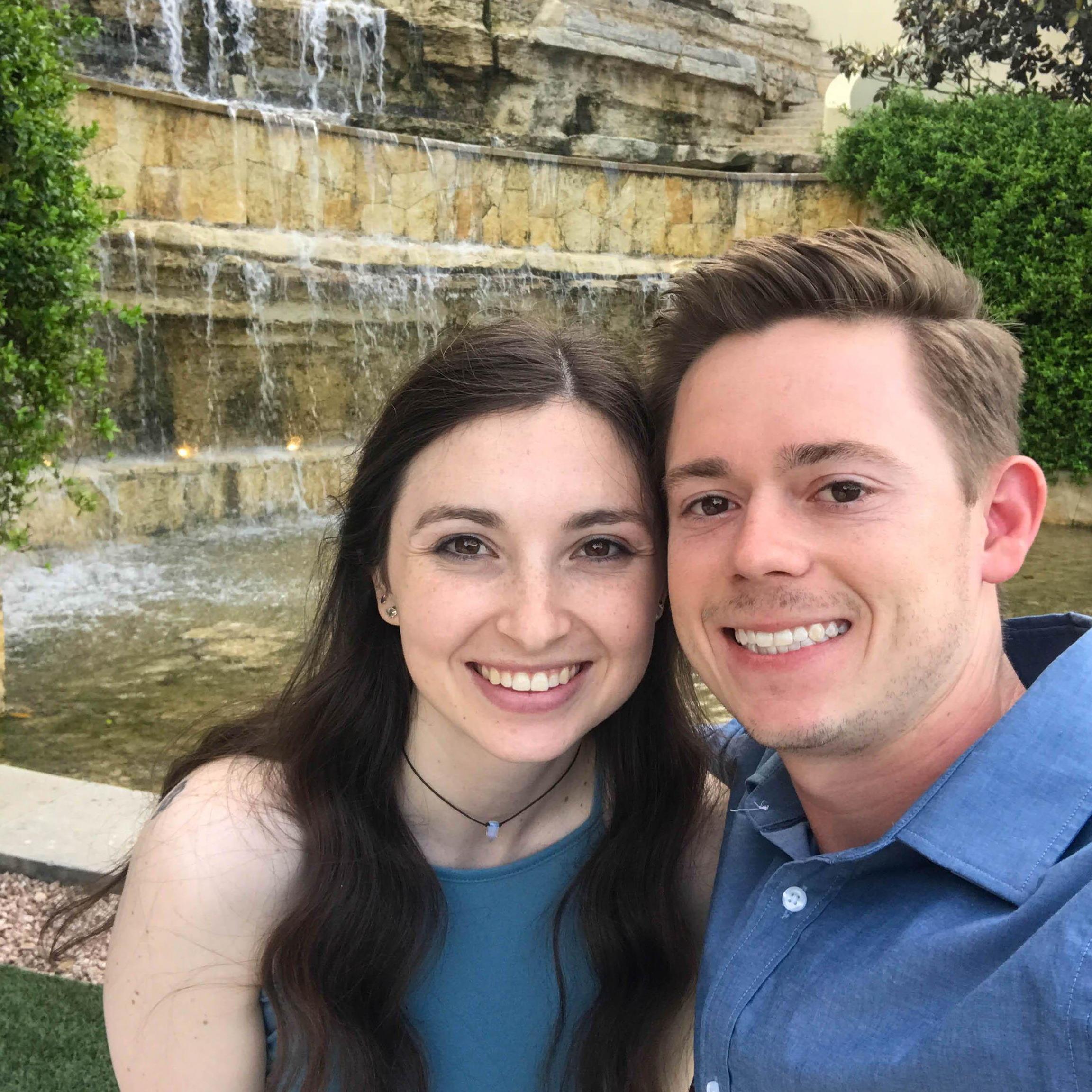 Selfie at a wedding in Texas