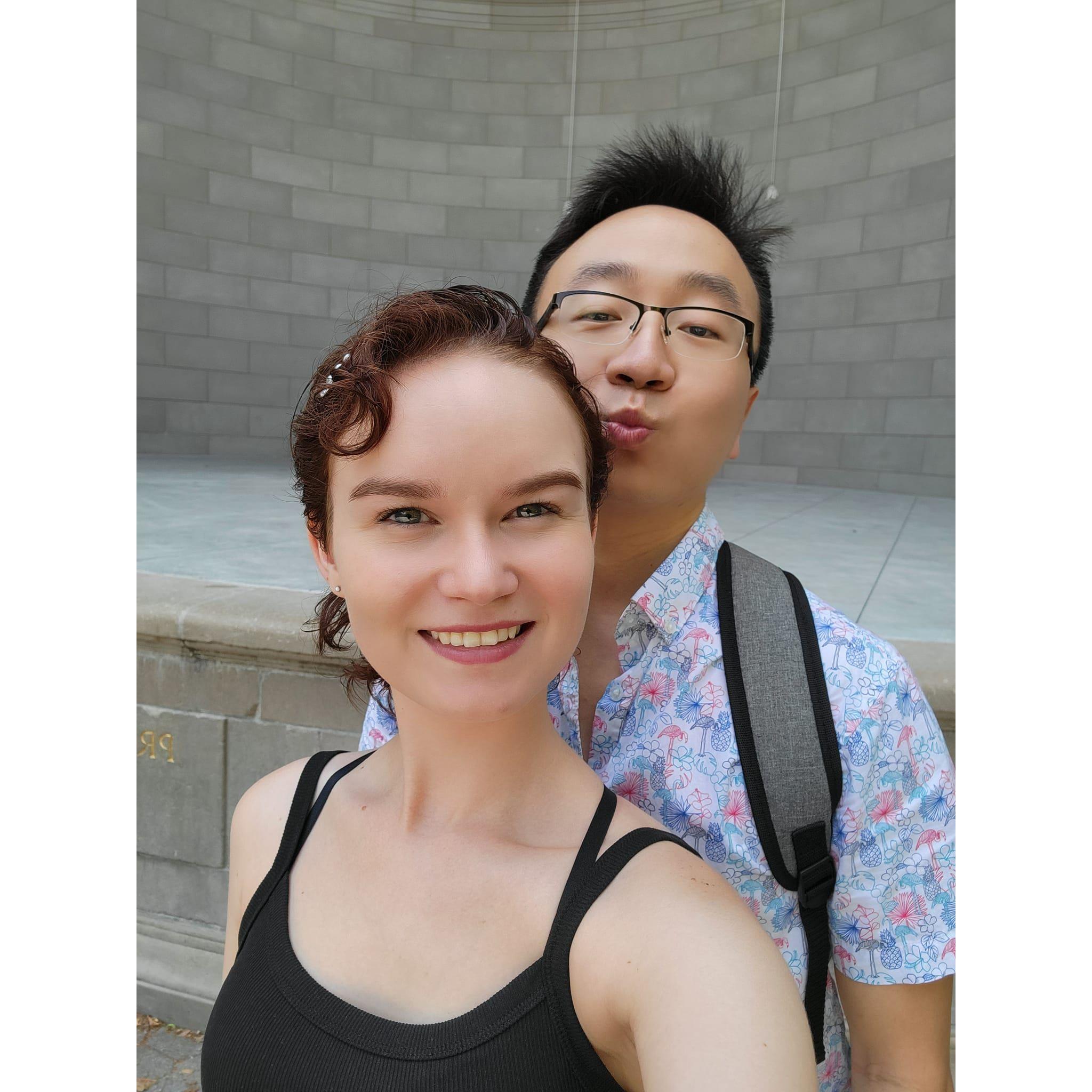 Our first long-distance trip together. We loved Central Park!