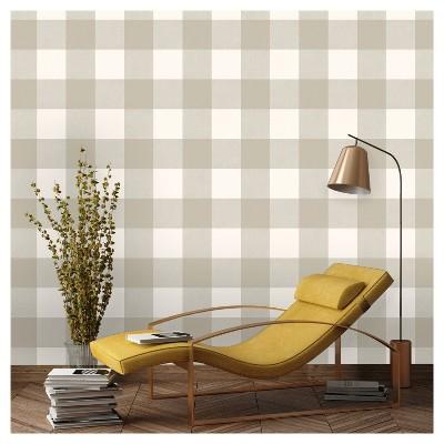 Devine Color Buffalo Plaid Peel & Stick Wallpaper -Twig and Lightning