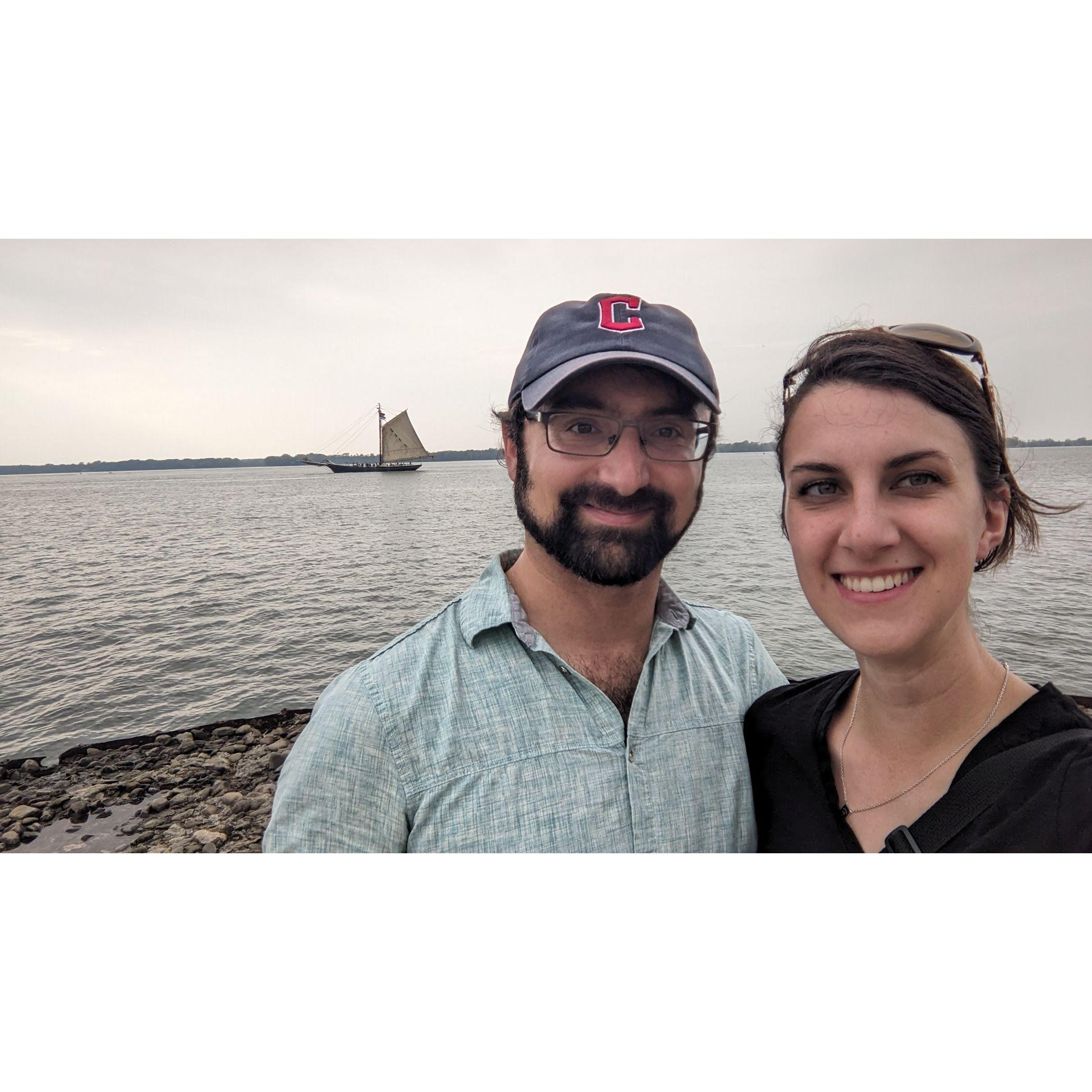 In Presque Isle looking at tall ships in 2023
