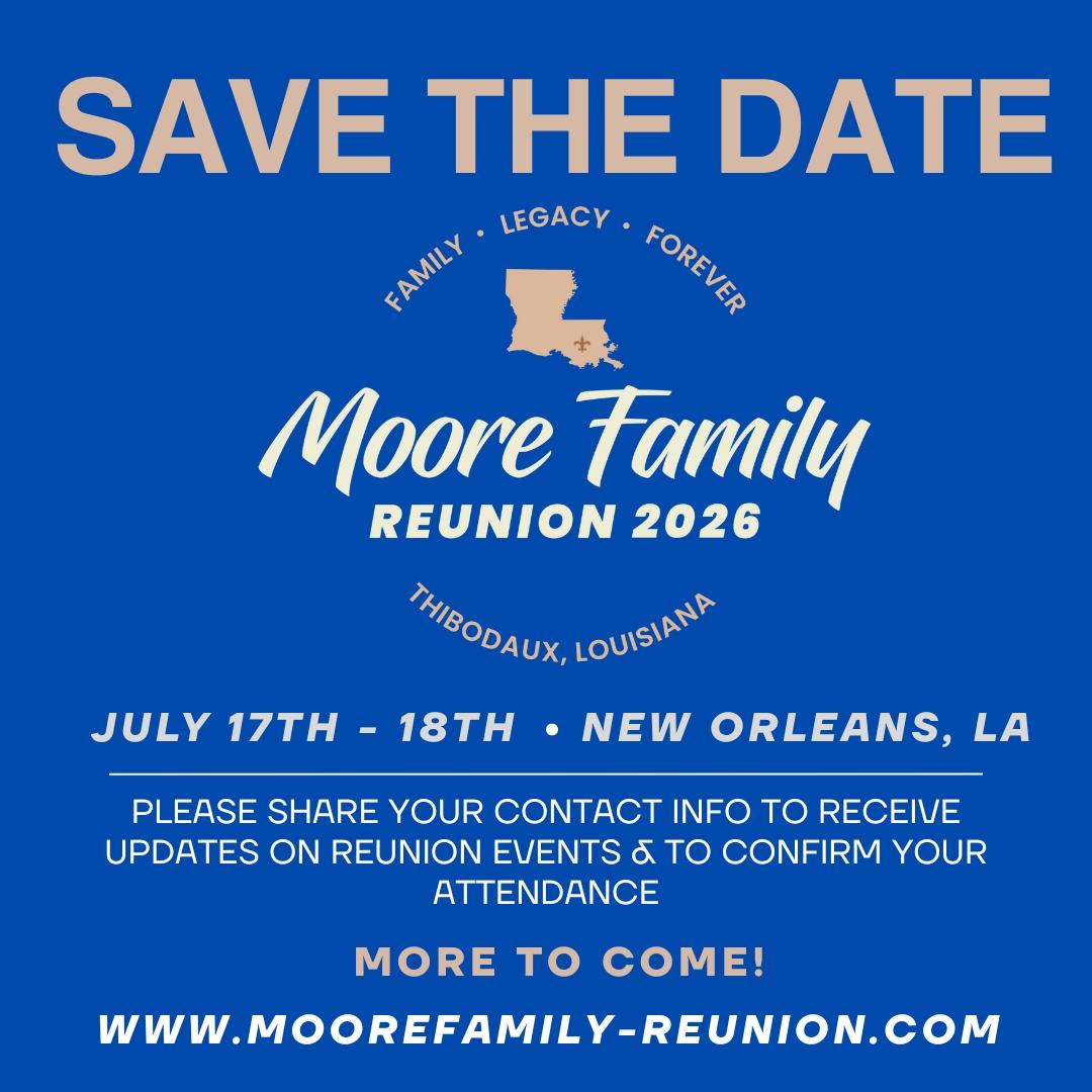 SAVE THE DATE!