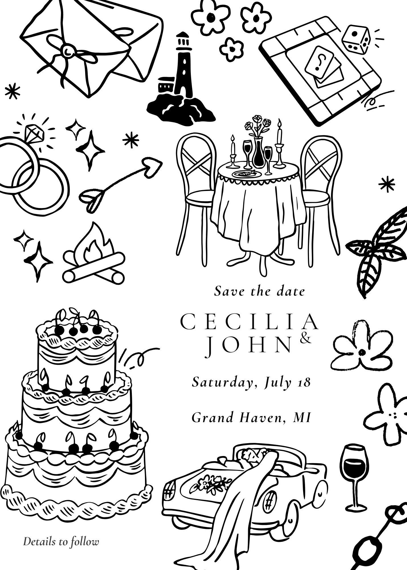 The Wedding Website of Cecilia Swanson and John Amante