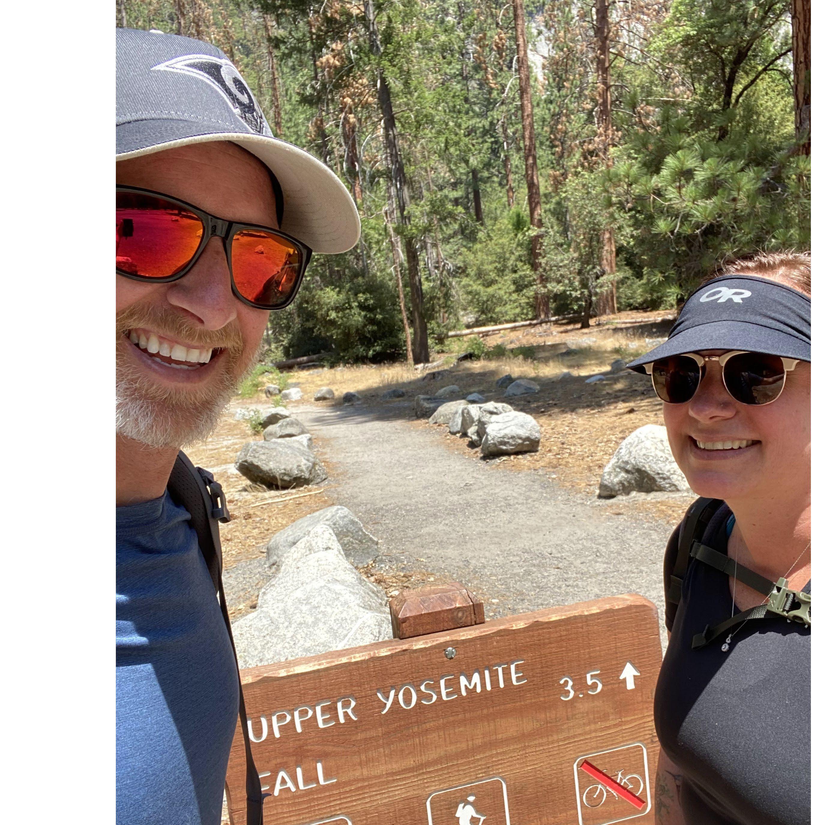 Yosemite Falls- a trip we will never forget