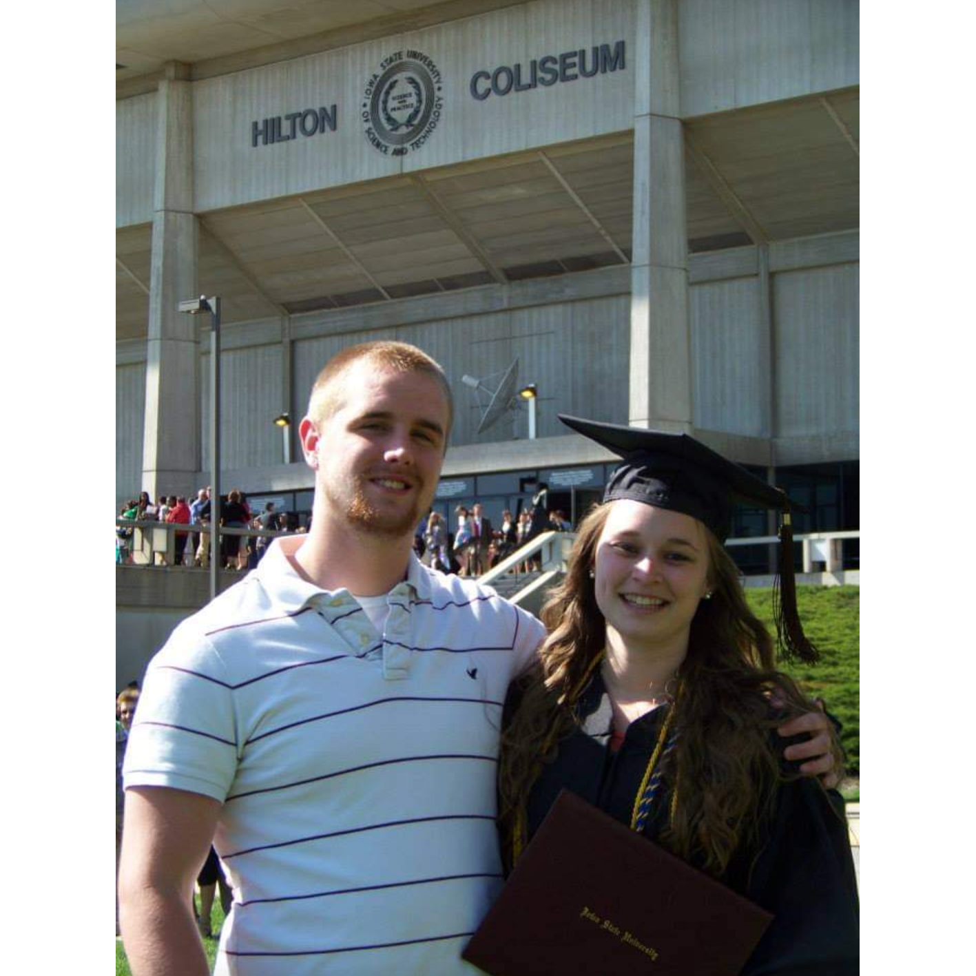 Rebecca's college graduation 2013