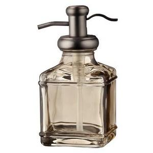 Short Antique Glass Soap Pump - Gray - Threshold™