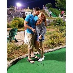 Mini golfing champs (not really) Labor Day Weekend 2016 Portland ME