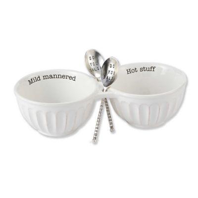 Mud Pie® 3-Piece Salsa Double Dip Set