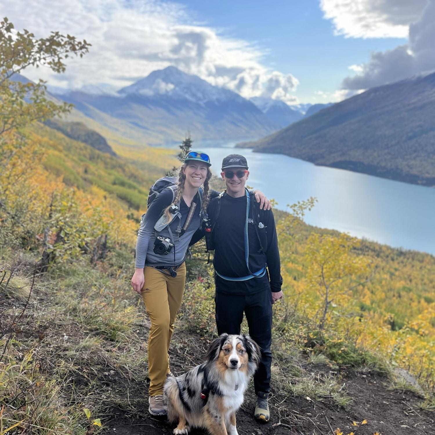 Eklutna lake, fall lasts 2 weeks here