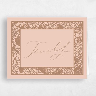 Camel, Brown Wedding Thank You - Stelo Landscape