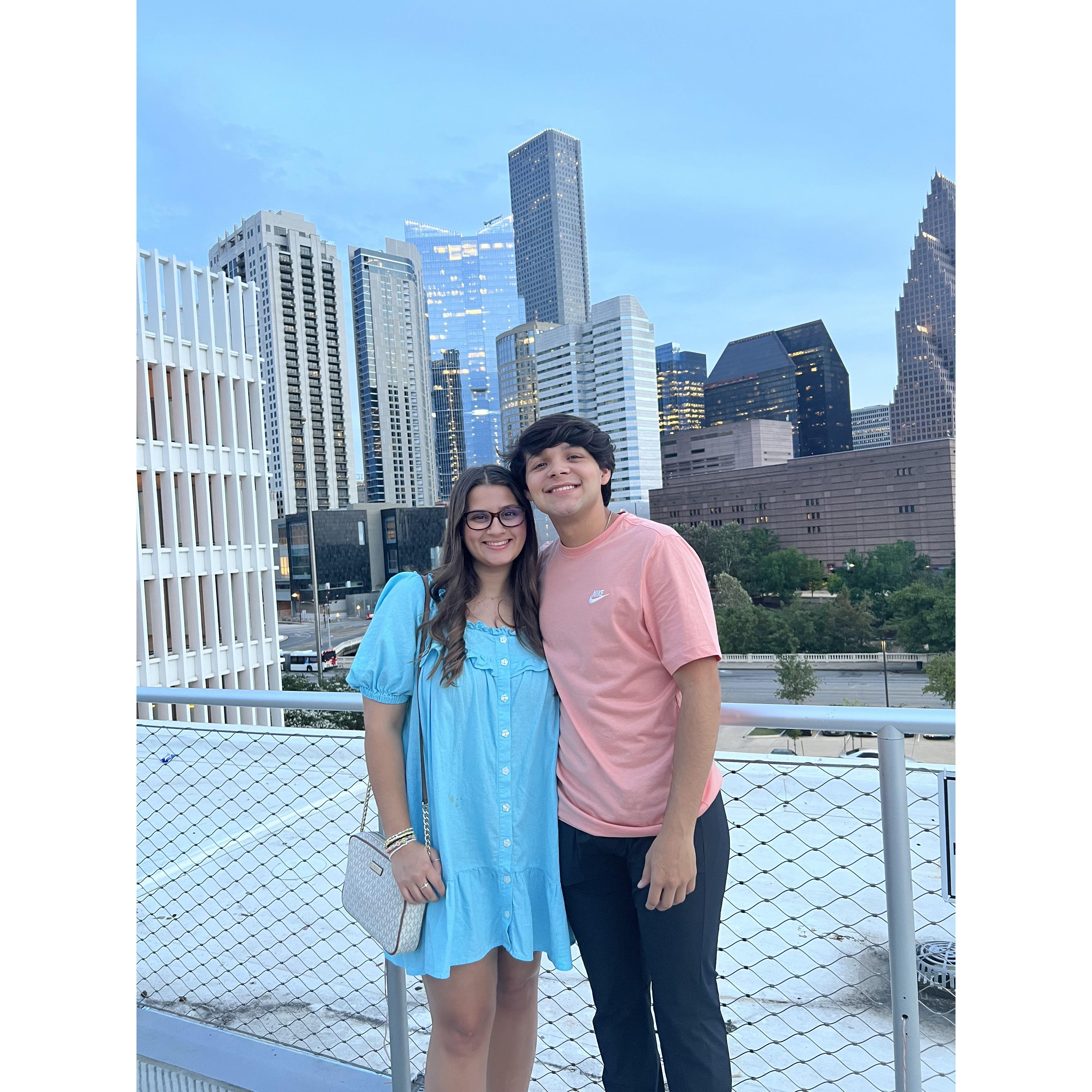 Little did we know this would be the exact spot of our engagement 3 years later!
