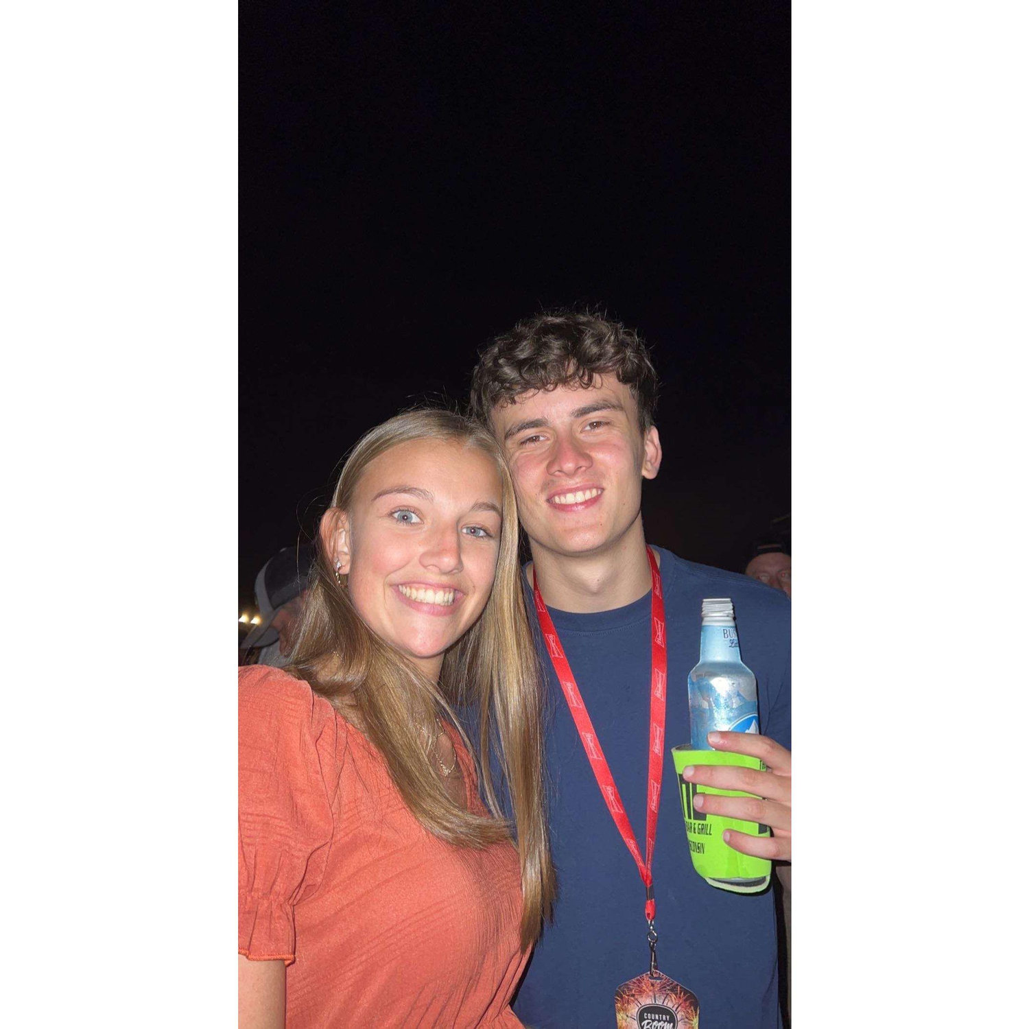 Our very first picture! The night we met