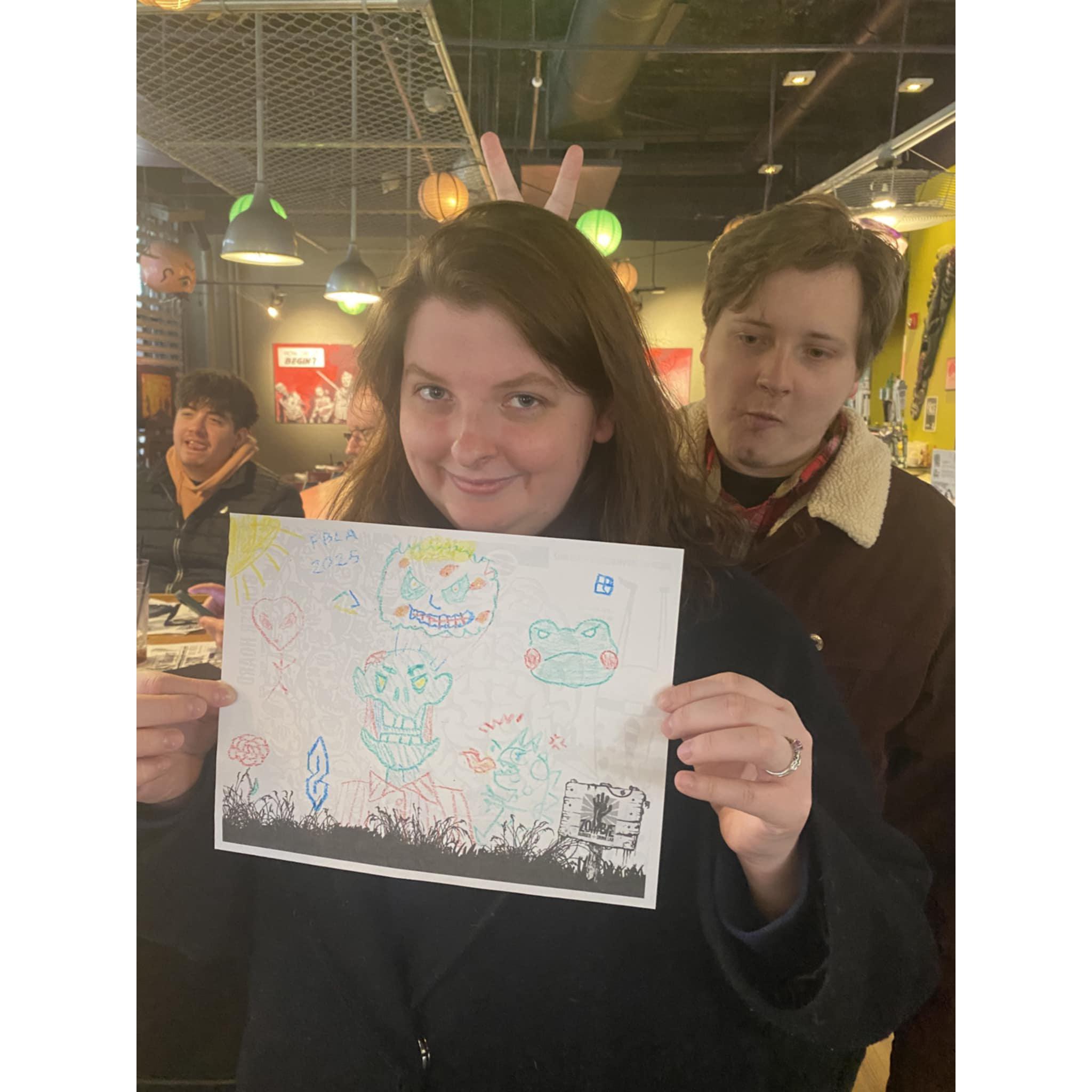 Outing at Zombie Burger
