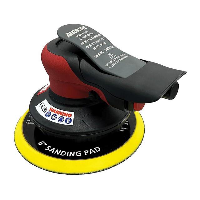 AIRCAT Pneumatic Tools 6700-6-338 6" Palm Sander 3/8" Orbit 11,000 RPM