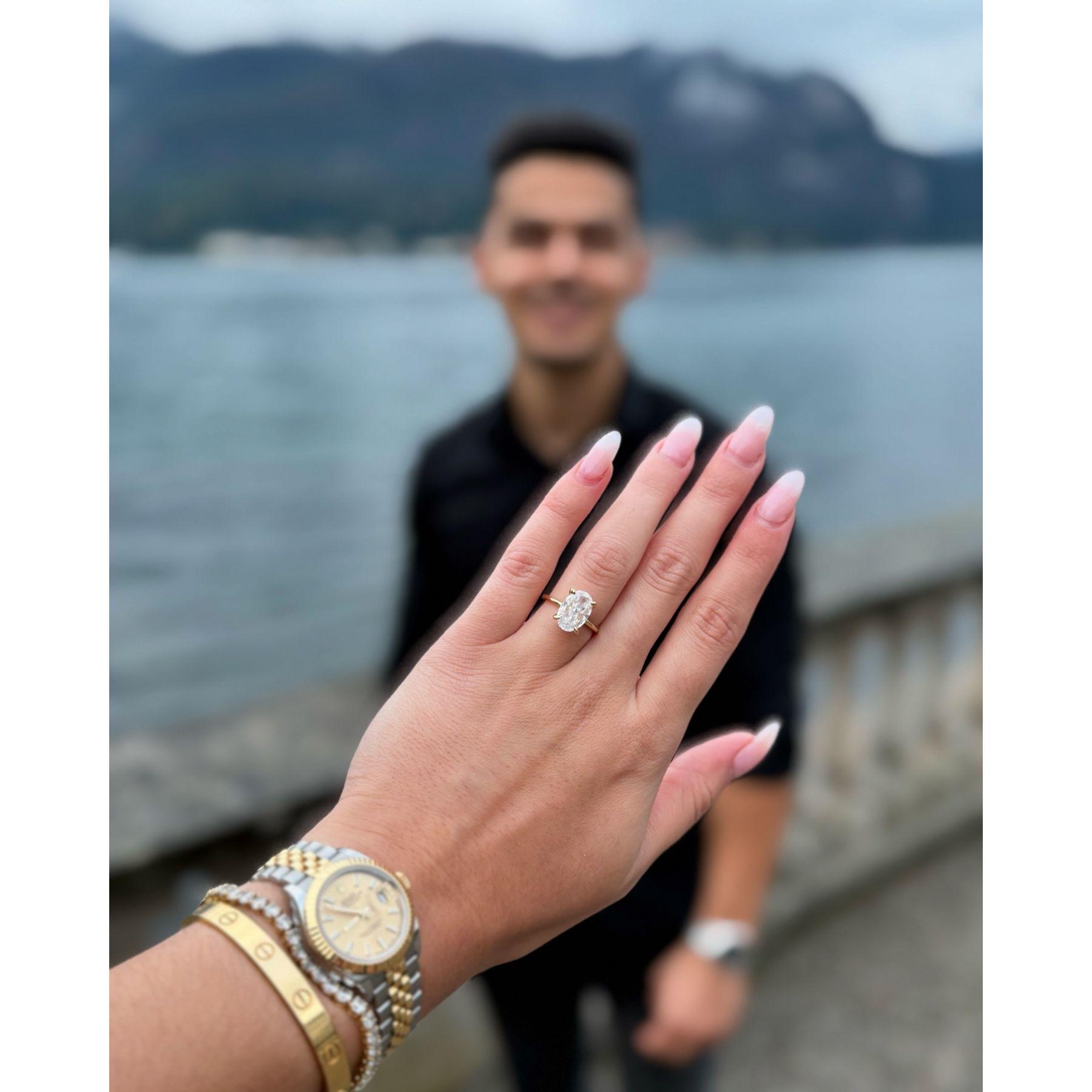 Minutes after saying "YES"