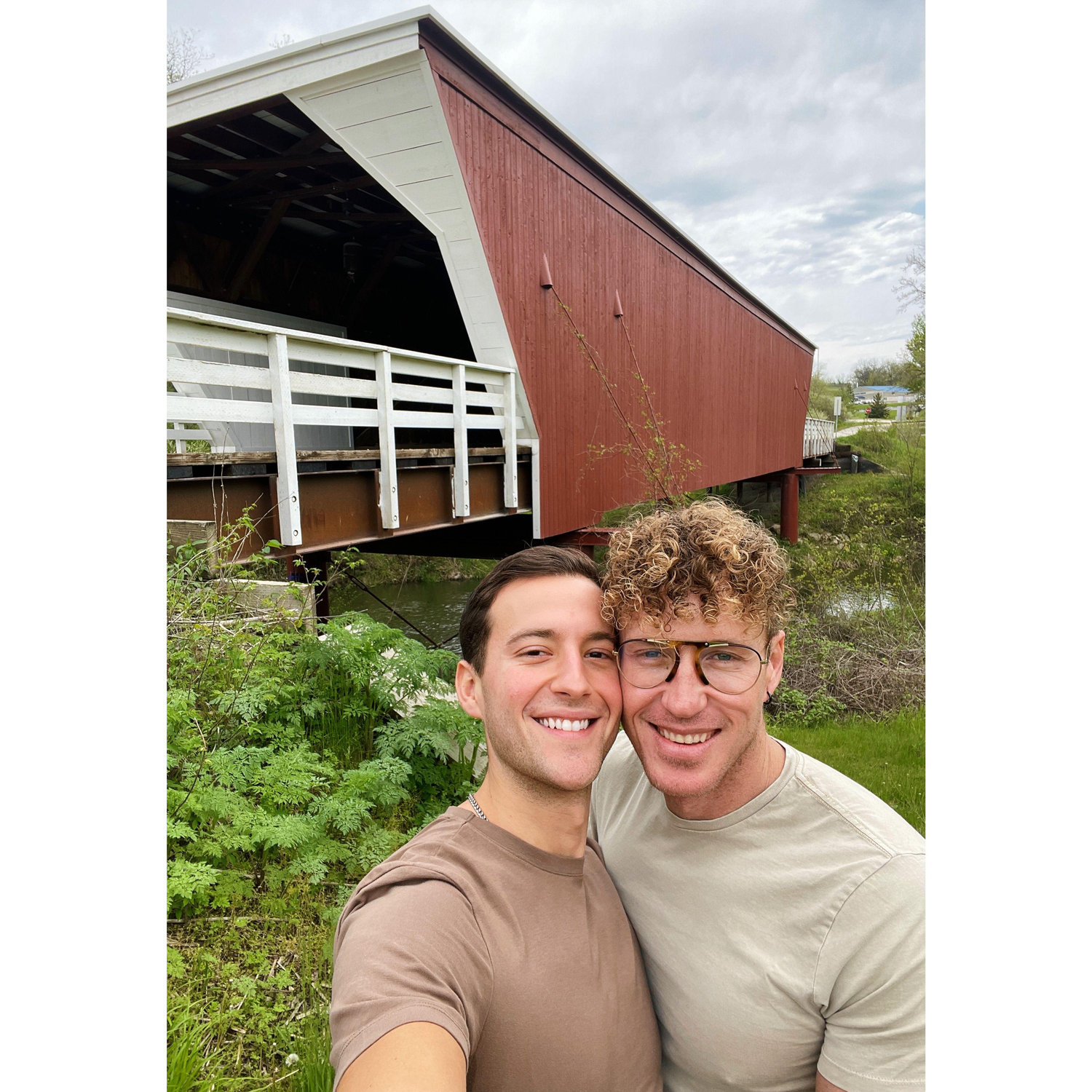 Our visit to the Bridges of Madison County. Right where we will get married!