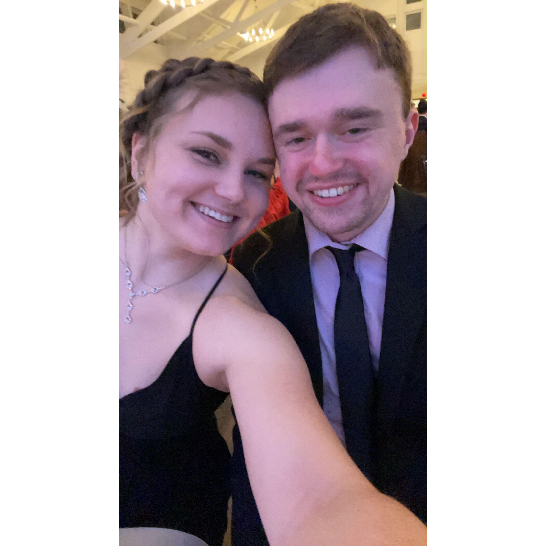 Our first prom together!