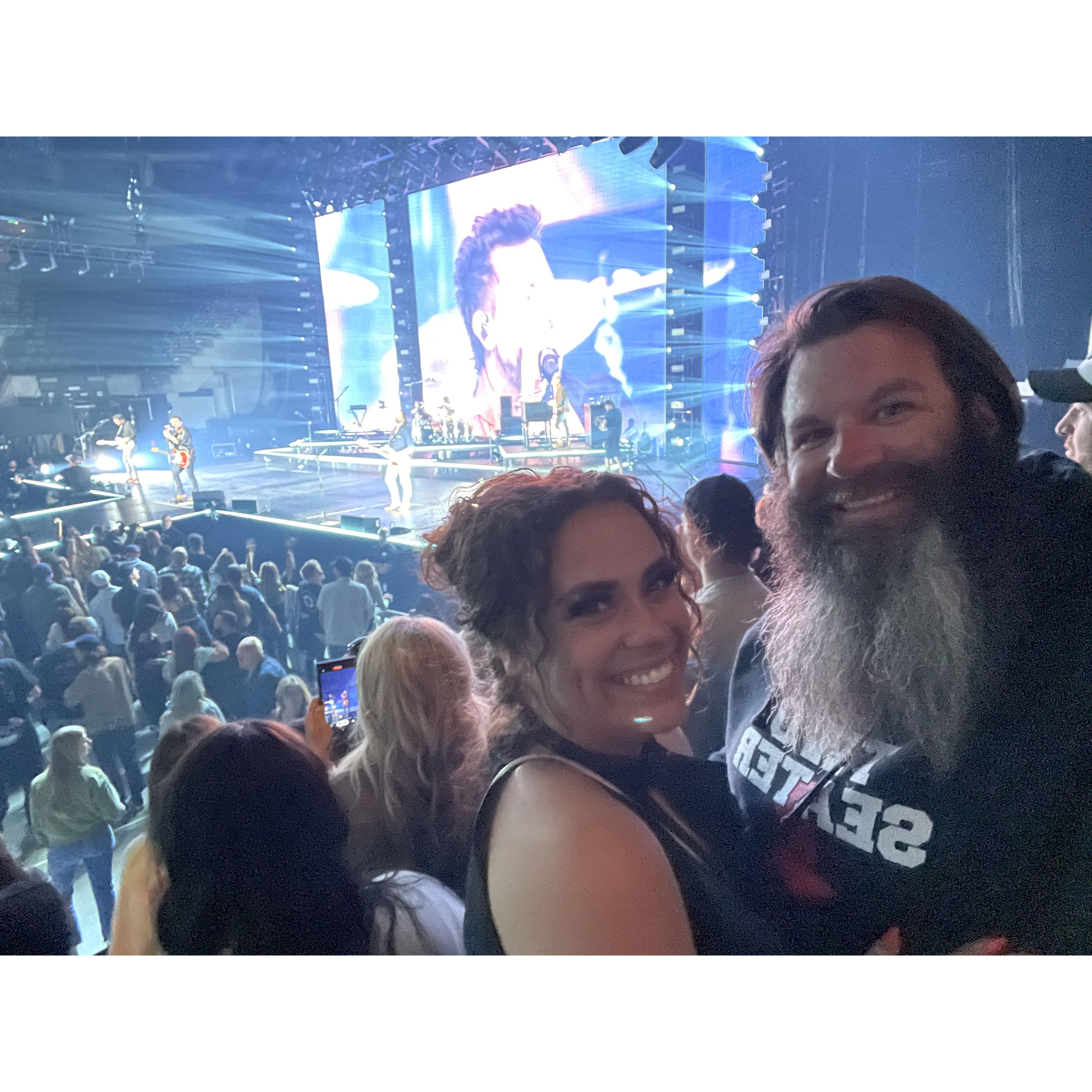One of many concert dates