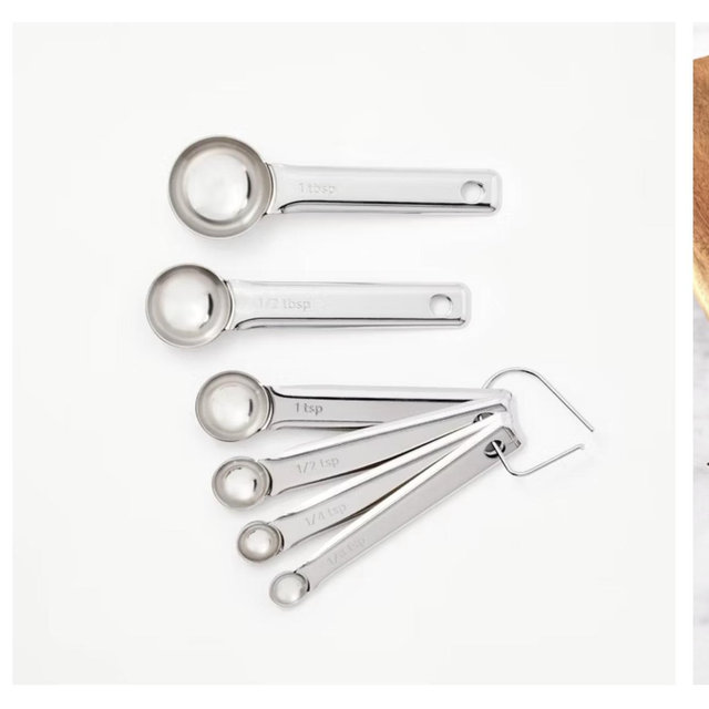 6pc Stainless Steel Measuring Spoons - Figmint™