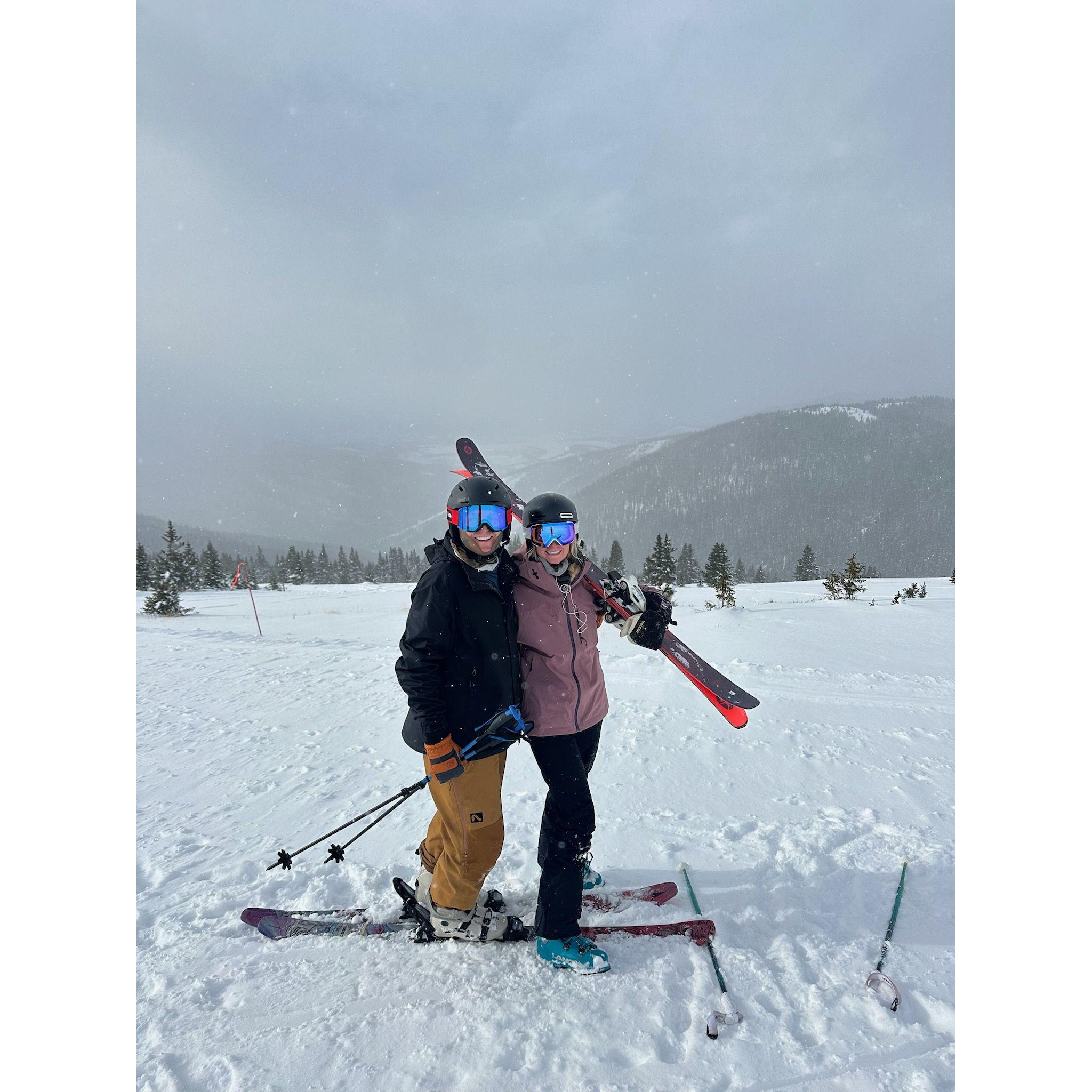 Skiing in Keystone, Colorado