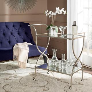 Rectangular Two Tier Bar Cart