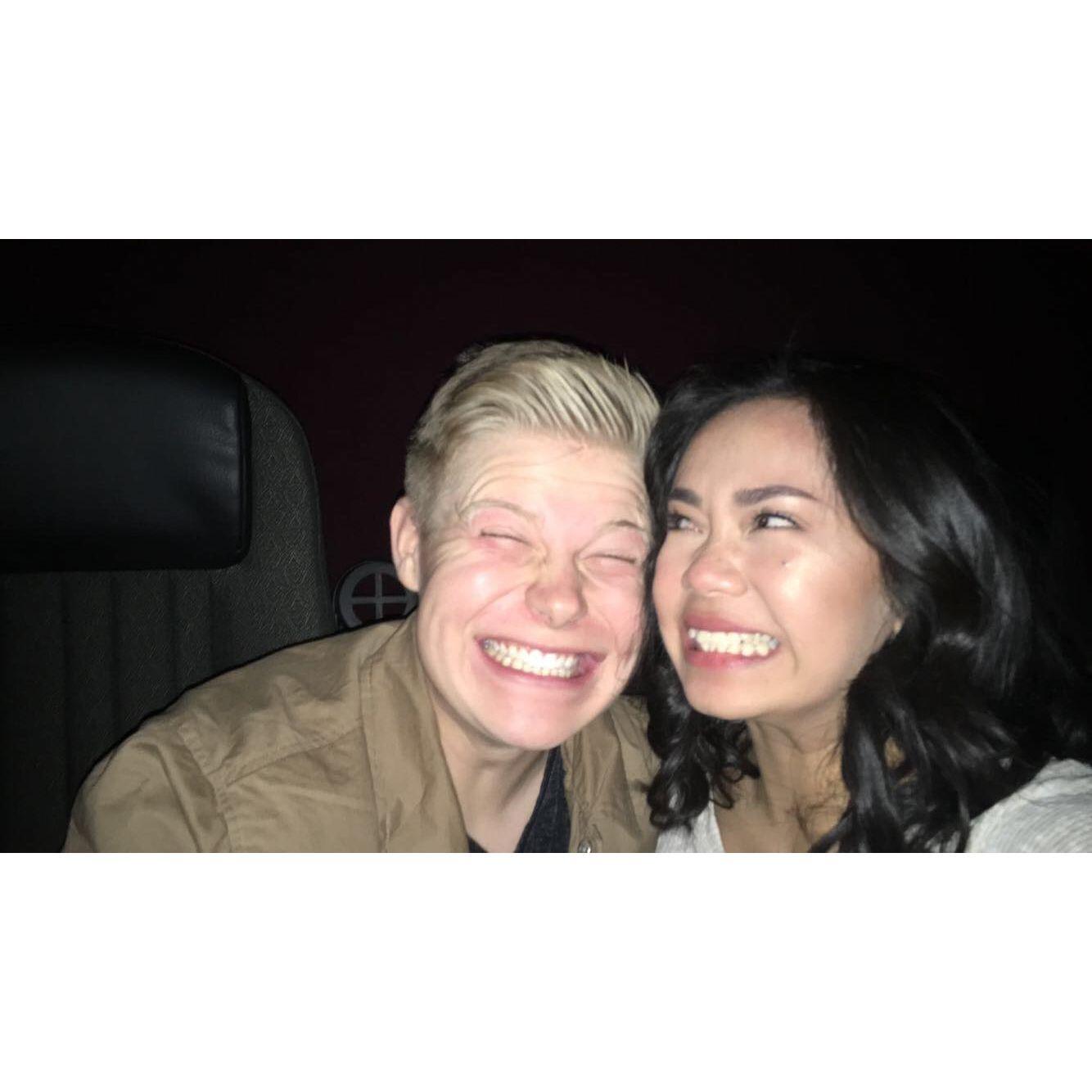 Our first movie date
