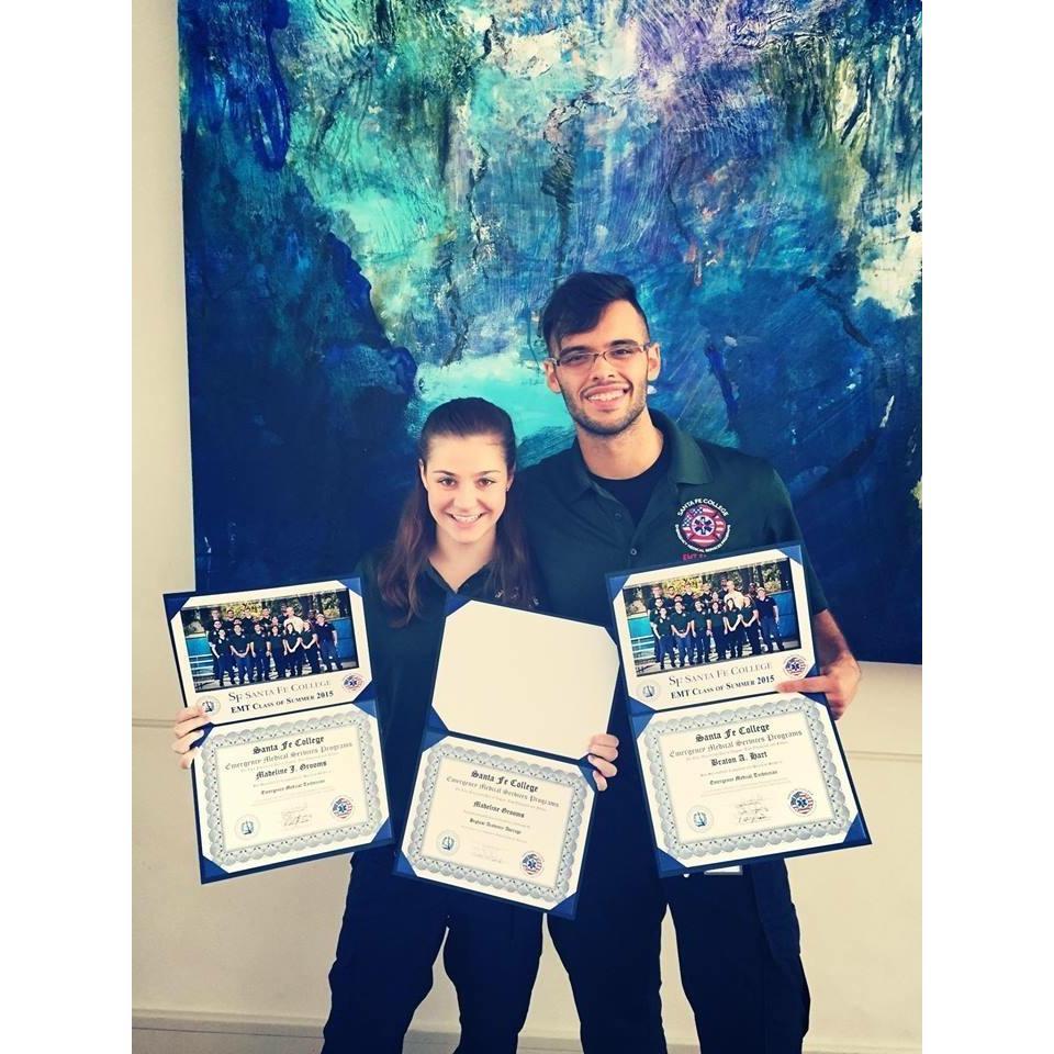 Where it all began. Summer 2015 at EMT school at Santa Fe College