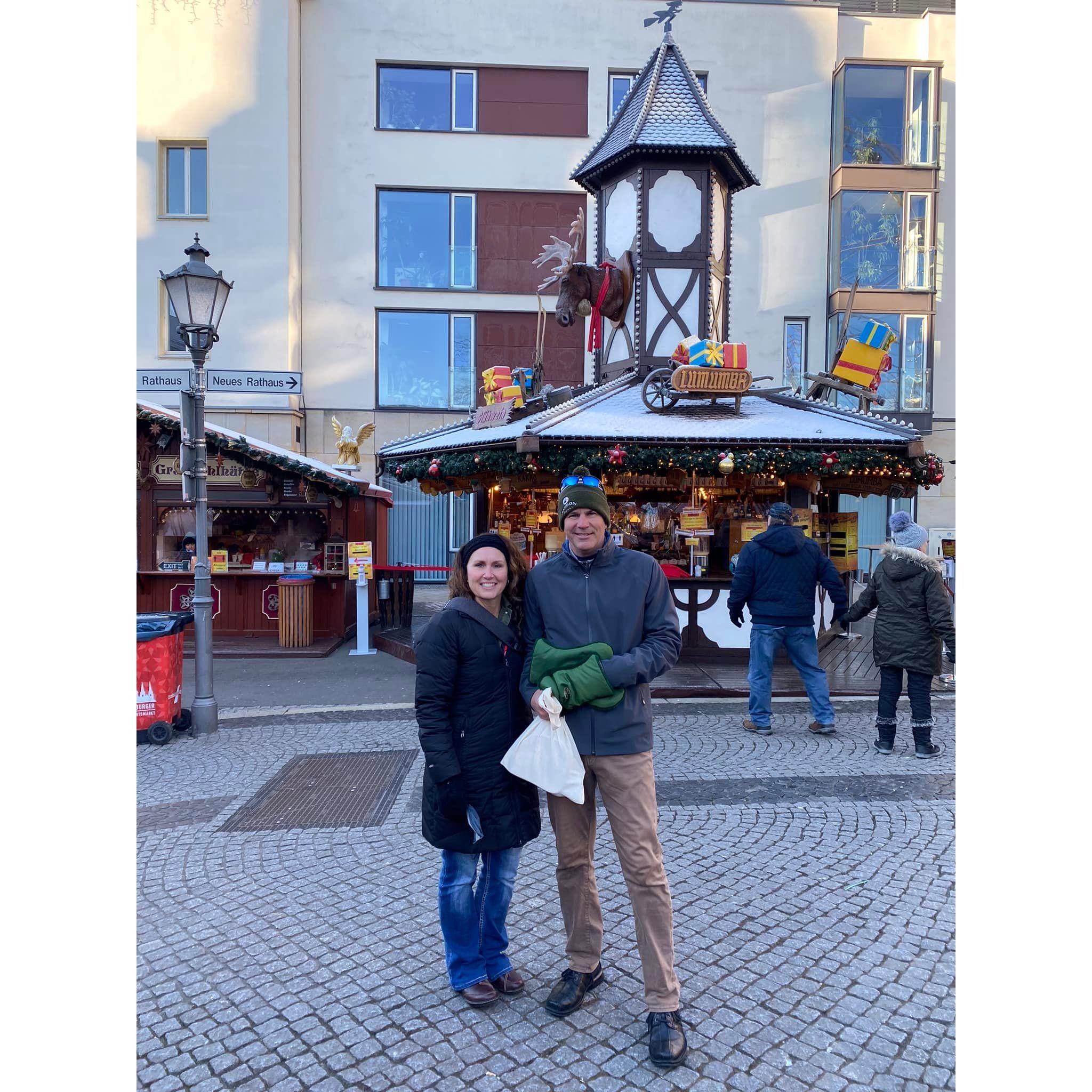 At the Christmas Market in Magdeburg, Germany.
