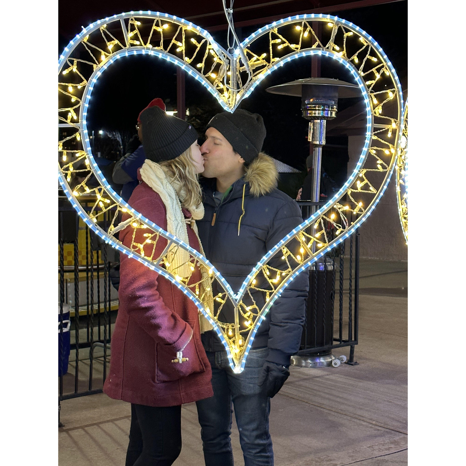 Christmas 2022 at Elitch Gardens - Jack got us tickets and we got to spend a lovely night with Leiya's parents enjoying all the lights!