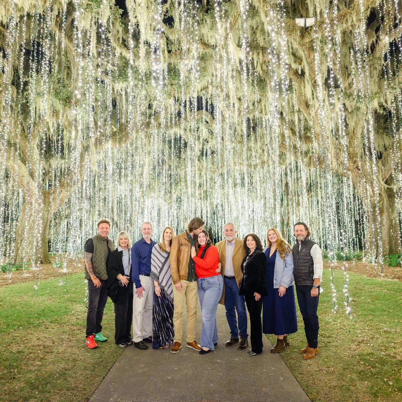 Some of our very favorite people and us on one of our very favorite nights!