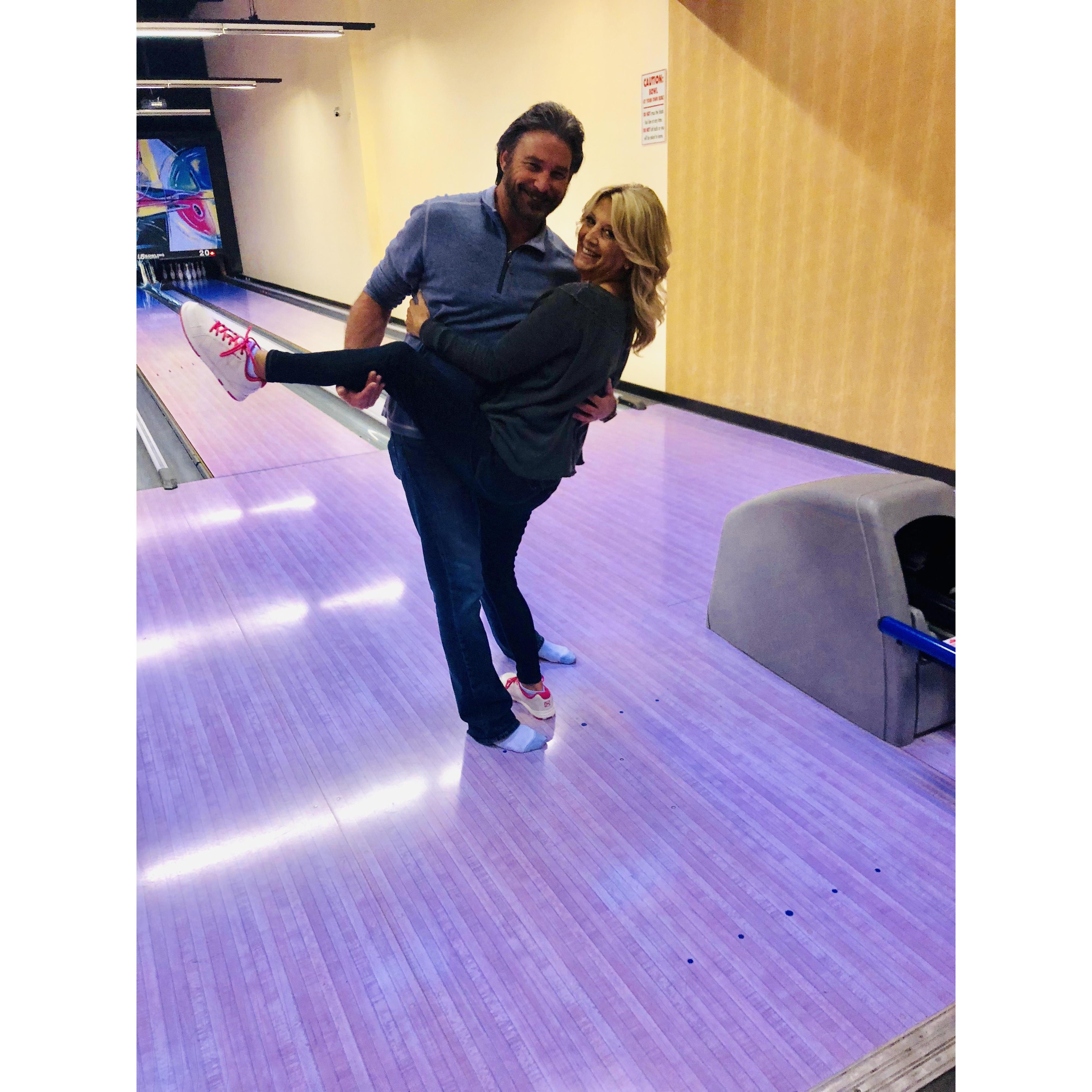 Louie’s 56th birthday at Strikes