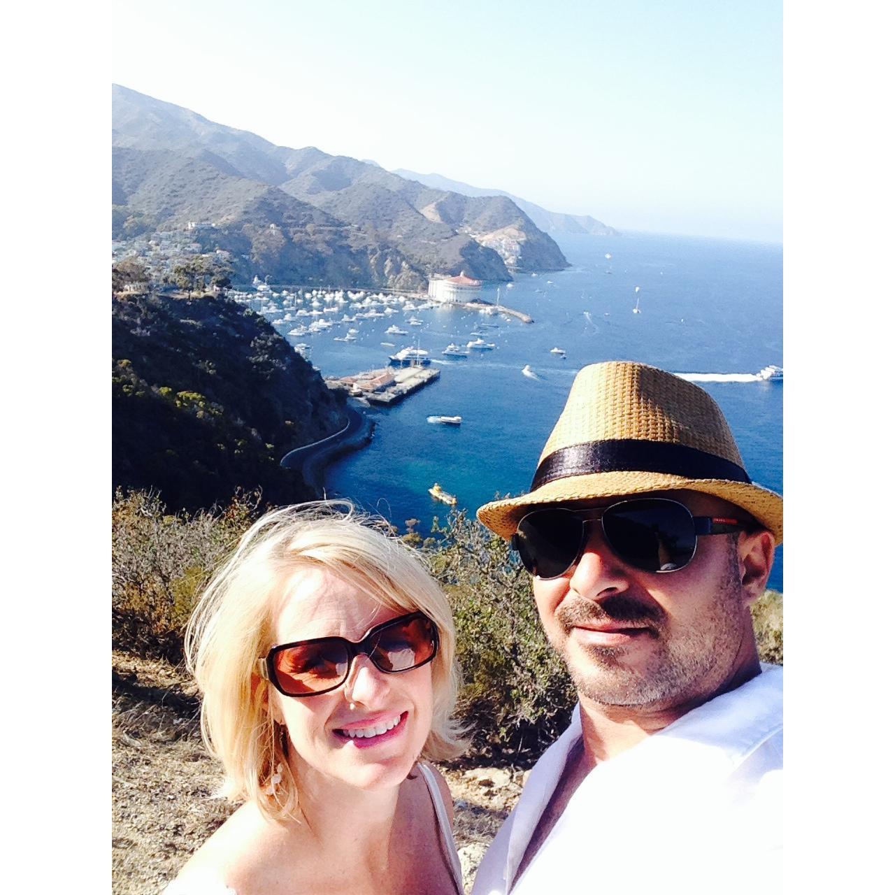 Catalina Island to celebrate the news of our pregnancy. October 2014